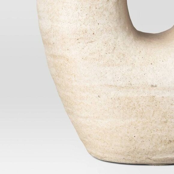 Threshold Modern Ceramic Textured Nori Donut Vase - Target - Picture 3 of 5